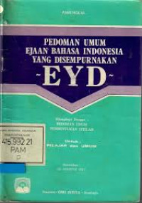 Image of Pedoman Umum Ejaan bahasa Indonesia Yang Disempurnakan